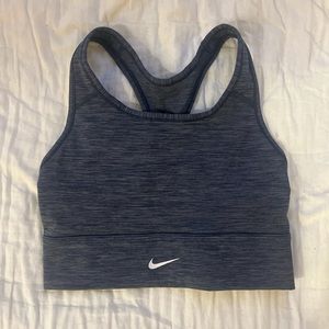 Nike sports bra size small navy blue